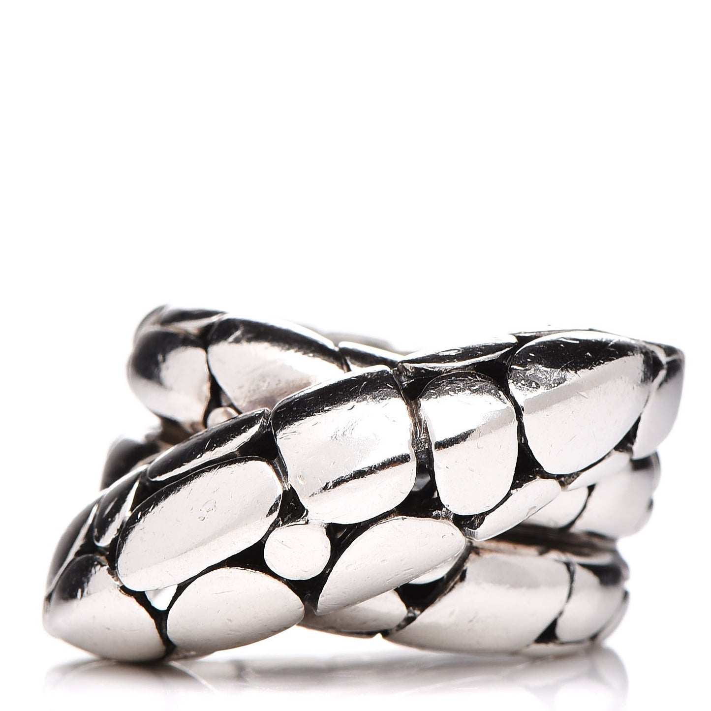 Sterling Silver Kali Silver Twist Ring 54 7