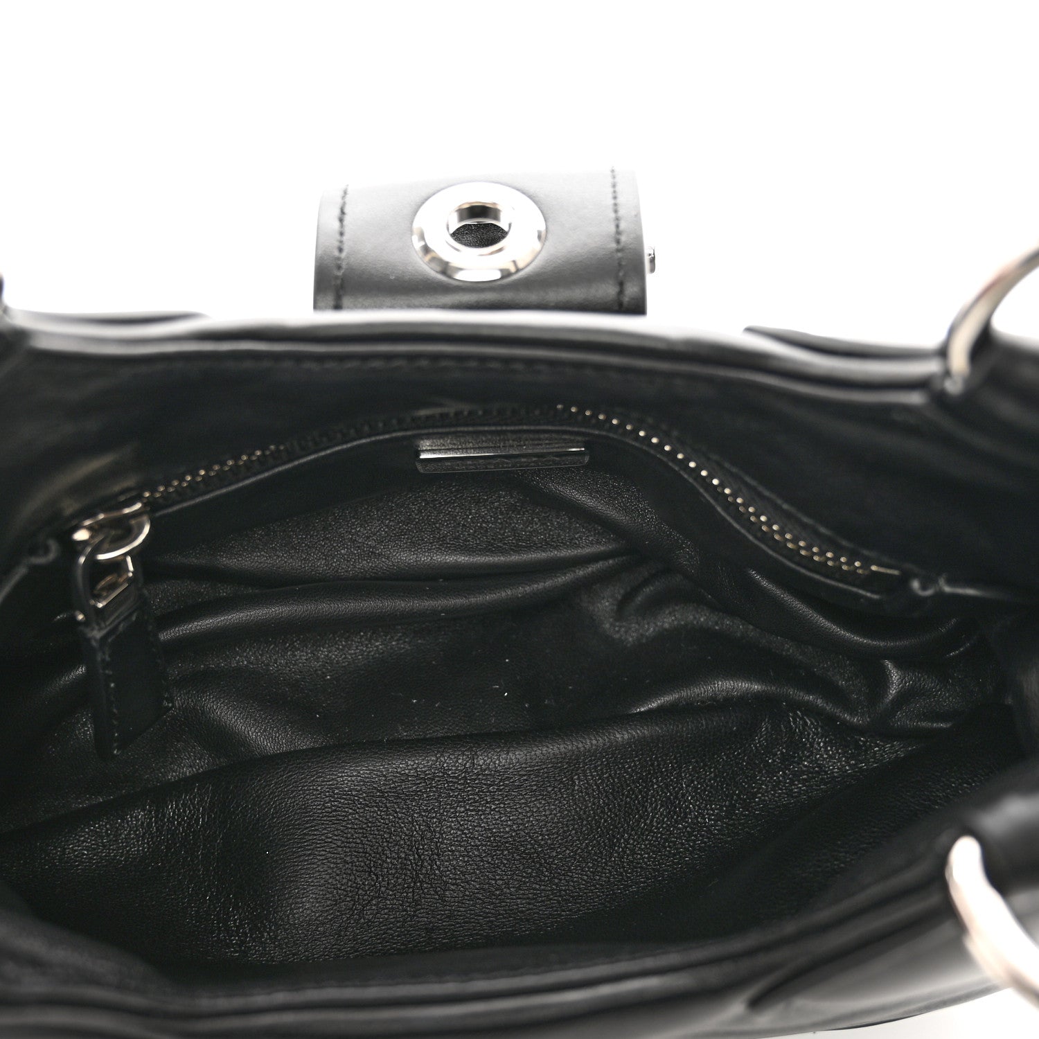 Prada Nappa Soft Padded Re-Edition 2002 Moon Bag Black 6 of 9