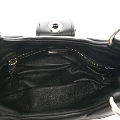 Prada Nappa Soft Padded Re-Edition 2002 Moon Bag Black 6 of 9