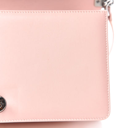 Chanel Patent Chevron Quilted Medium Boy Flap Light Pink 21 of 24