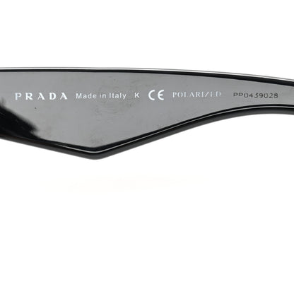 Prada Acetate Sunglasses SPR 32P Black 5 of 8