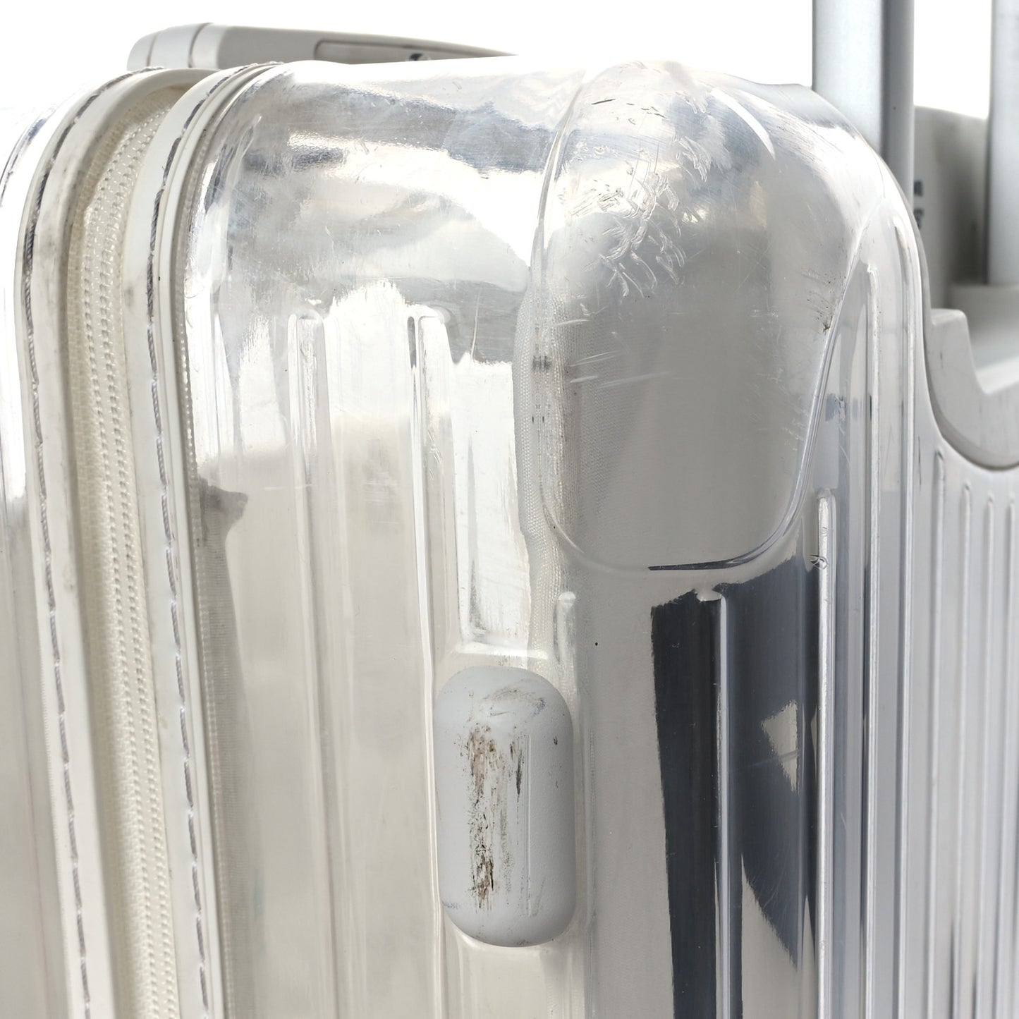X RIMOWA Polycarbonate Luggage Transparent