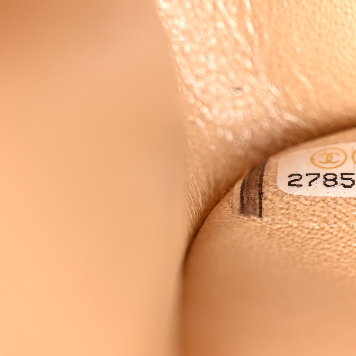 Chanel Iridescent Caviar Quilted Medium Double Flap Beige 7 of 11