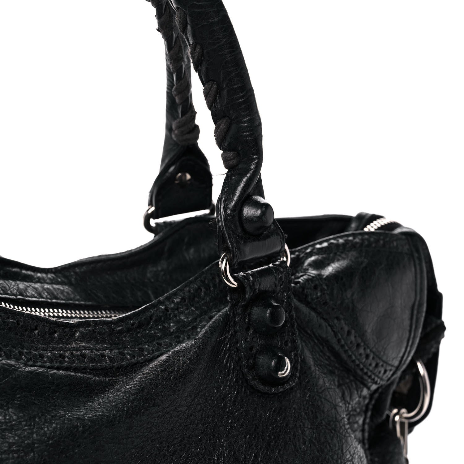 Balenciaga Agneau Giant Brogues Hardware City Black 19 of 20