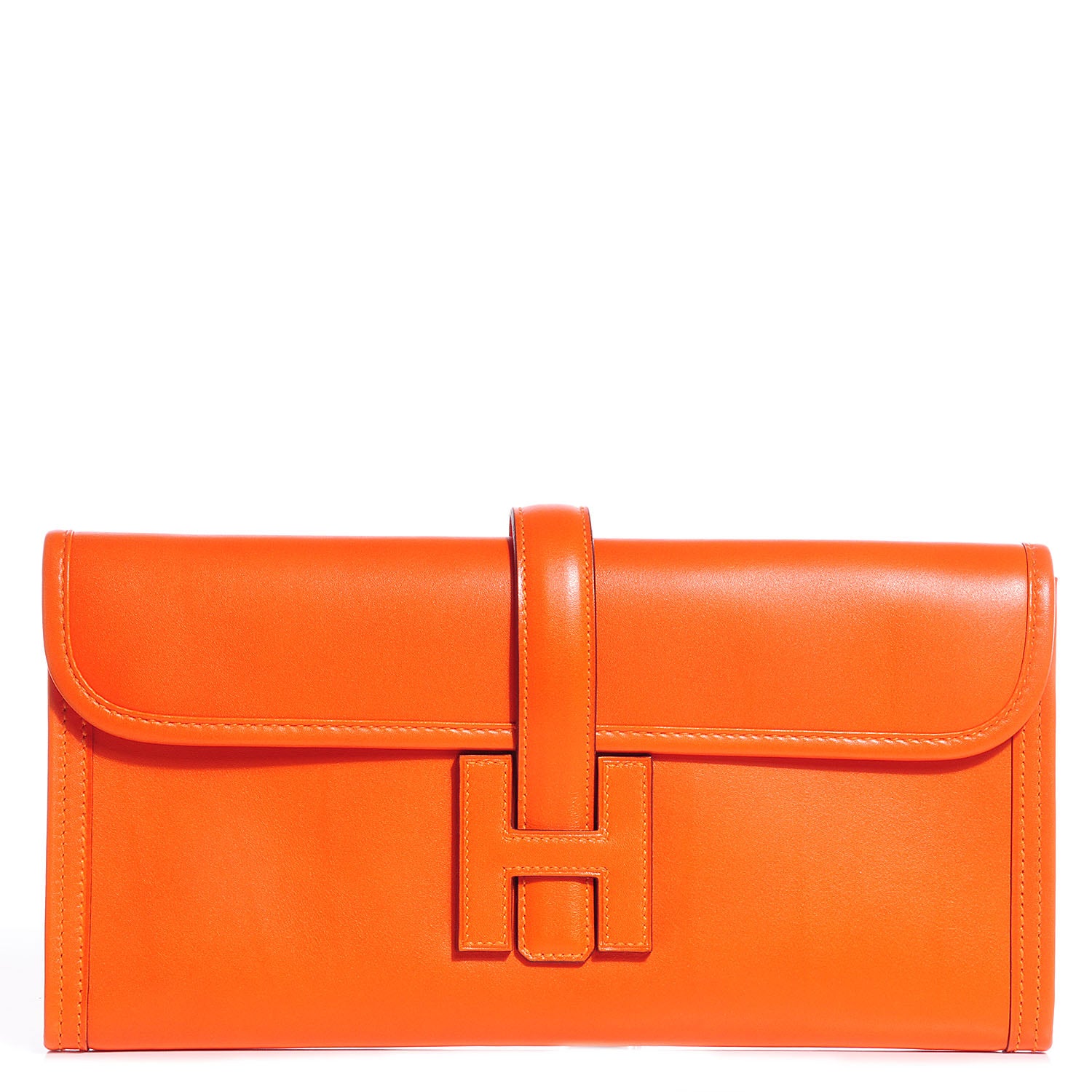 Hermes Swift Jige Elan 29 Clutch Orange 1 of 8