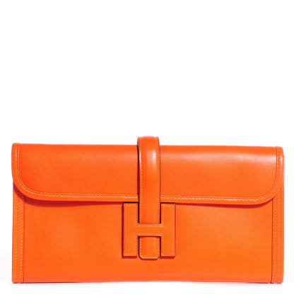 Hermes Swift Jige Elan 29 Clutch Orange 1 of 8