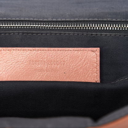 Balenciaga Agneau Stingray Top Handle Bag Rose Blush 9 of 10