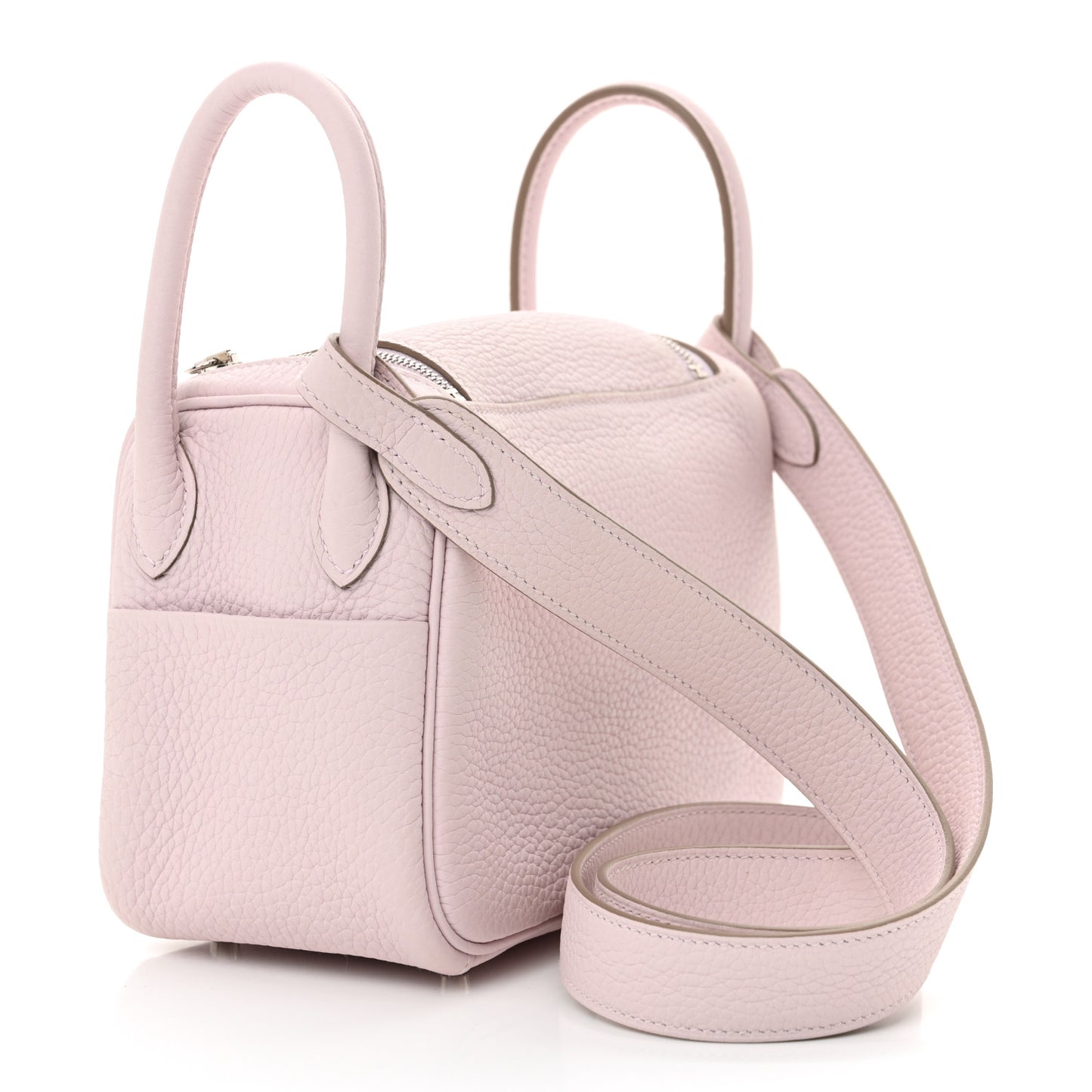 Taurillon Clemence Verso Mini Lindy 20 Mauve Pale Mushroom