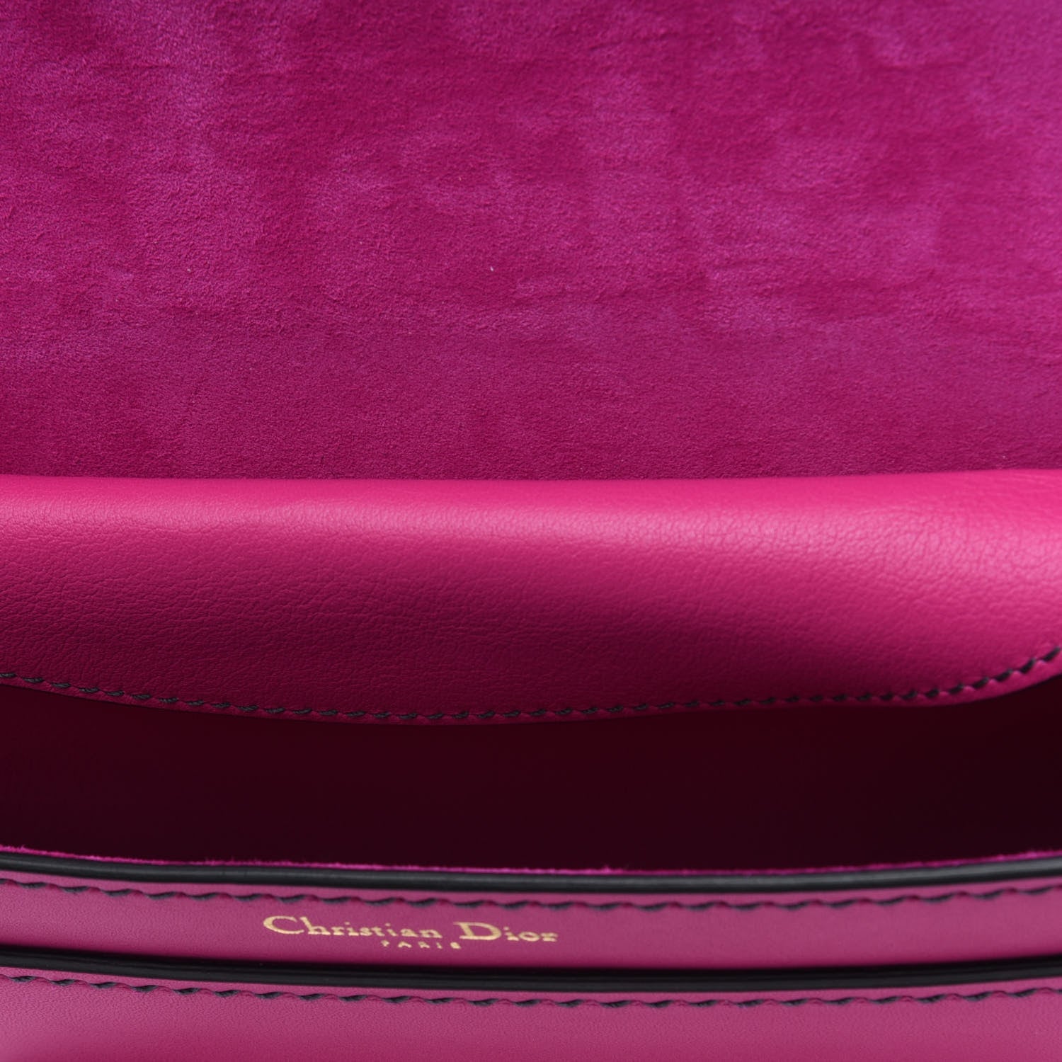 Christian Dior Calfskin J'Adior Chain Flap Bag Fuchsia 11 of 14