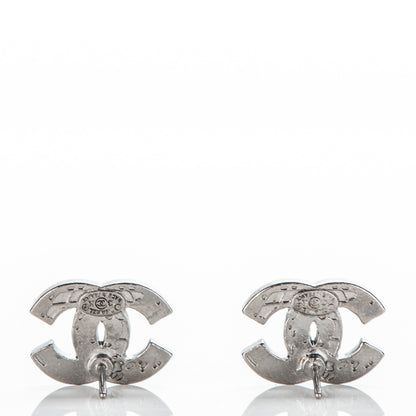 Chanel Globe Ruthenium CC Earrings 3 of 4