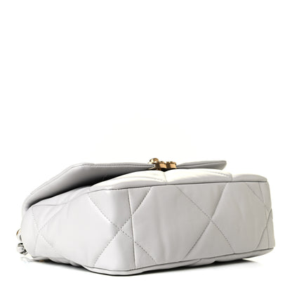 Chanel Lambskin Quilted Medium Chanel 19 Flap Grey 3 of 8