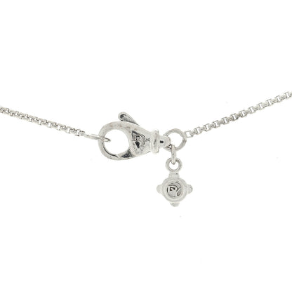 David Yurman Sterling Silver Diamond 7mm Infinity Pendant Necklace 4 of 4