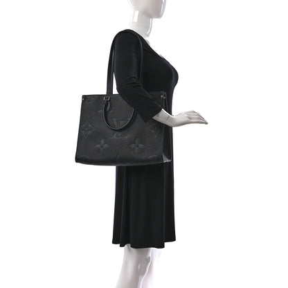 Louis Vuitton Empreinte Monogram Giant Onthego MM Black 2 of 9