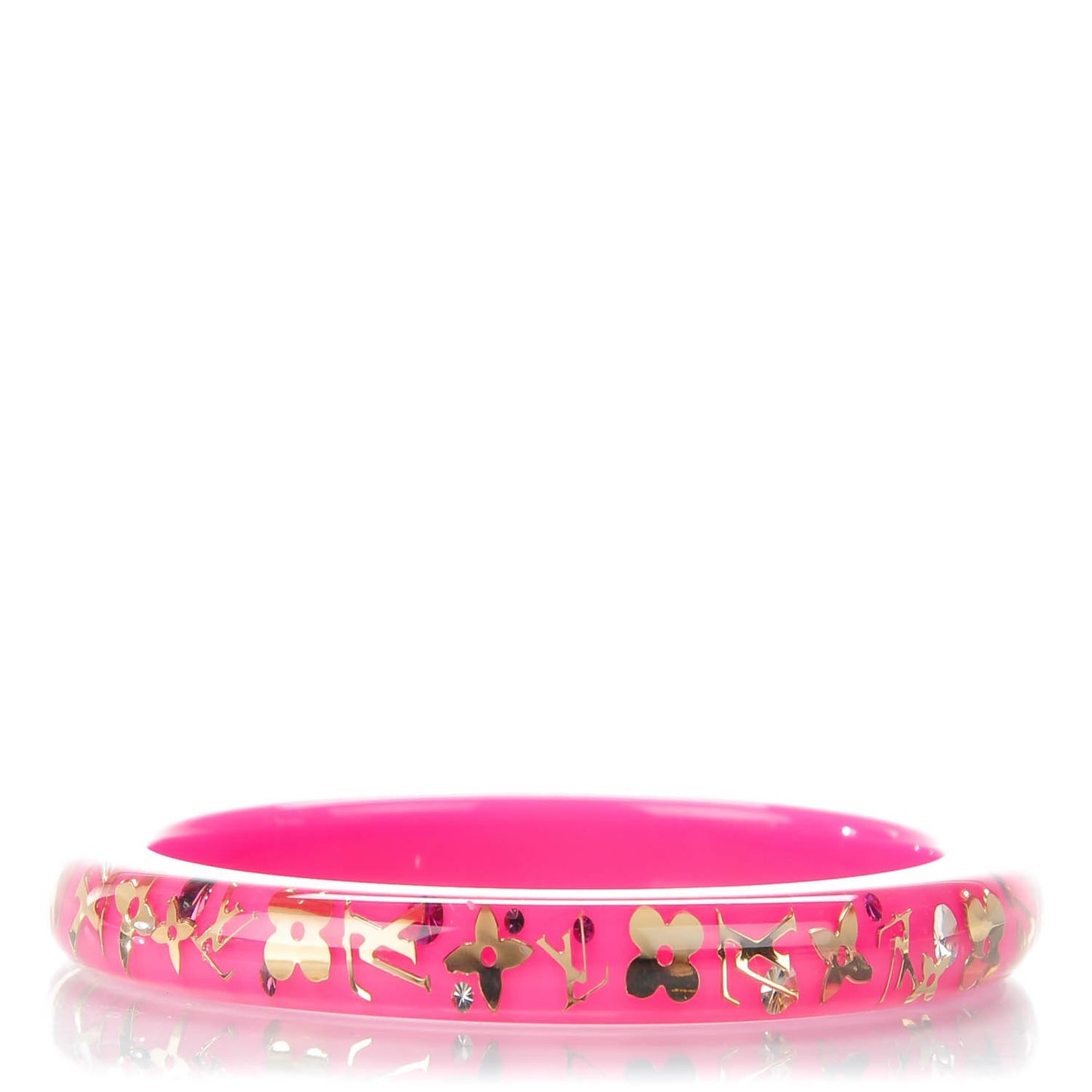 Resin Swarovski Medium Inclusion Bracelet PM Rose Pop