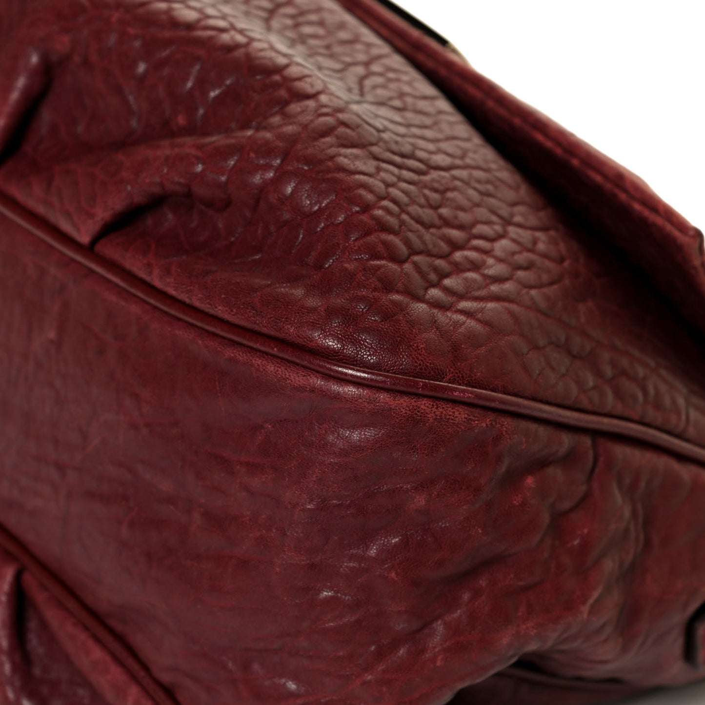 Crinkled Lambskin Mia Shoulder Flap Mona