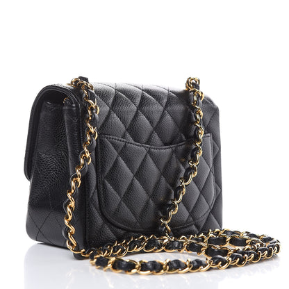 Chanel Caviar Quilted Mini Square Flap Black 3 of 12