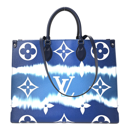 Louis Vuitton Monogram Escale Onthego GM Blue 1 of 10