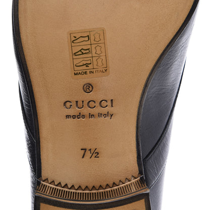 Gucci Goatskin L'Aveugle Par Amour Mens Donnie Loafers 7.5 Black 9 of 11