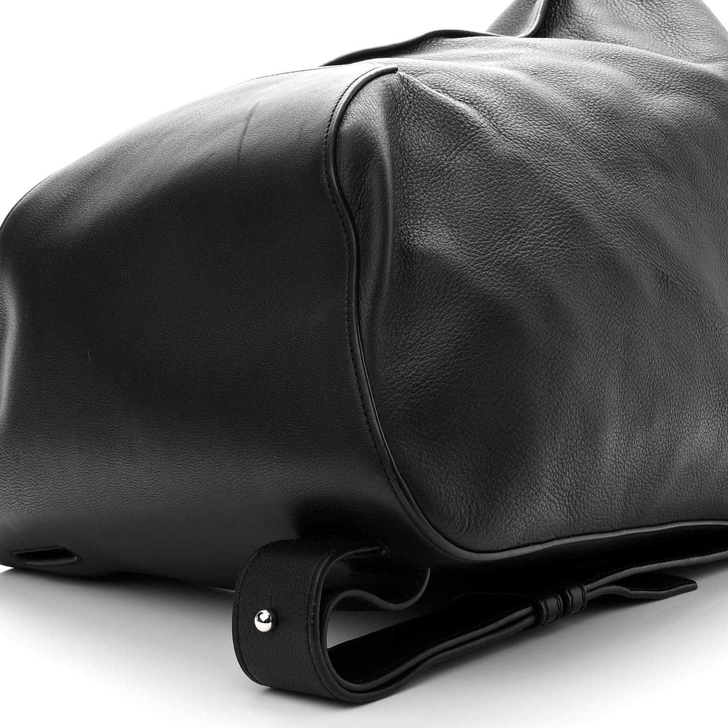 Loewe Grained Calfskin Sling Hobo Black 9 of 10