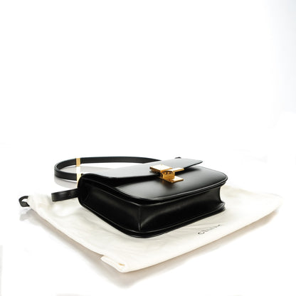 Celine Box Calfskin Medium Classic Box Flap Bag Black 4 of 9