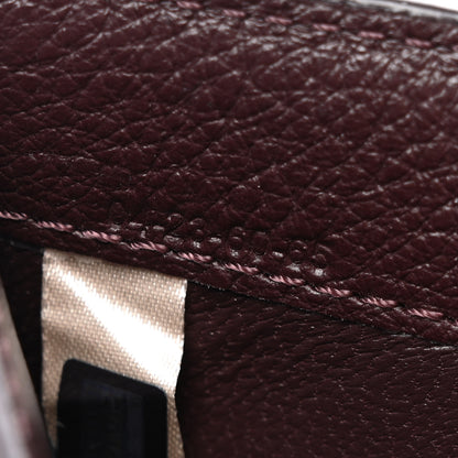 Chloe Grained Calfskin Marcie Medium Compact Wallet Oxblood 8 of 8