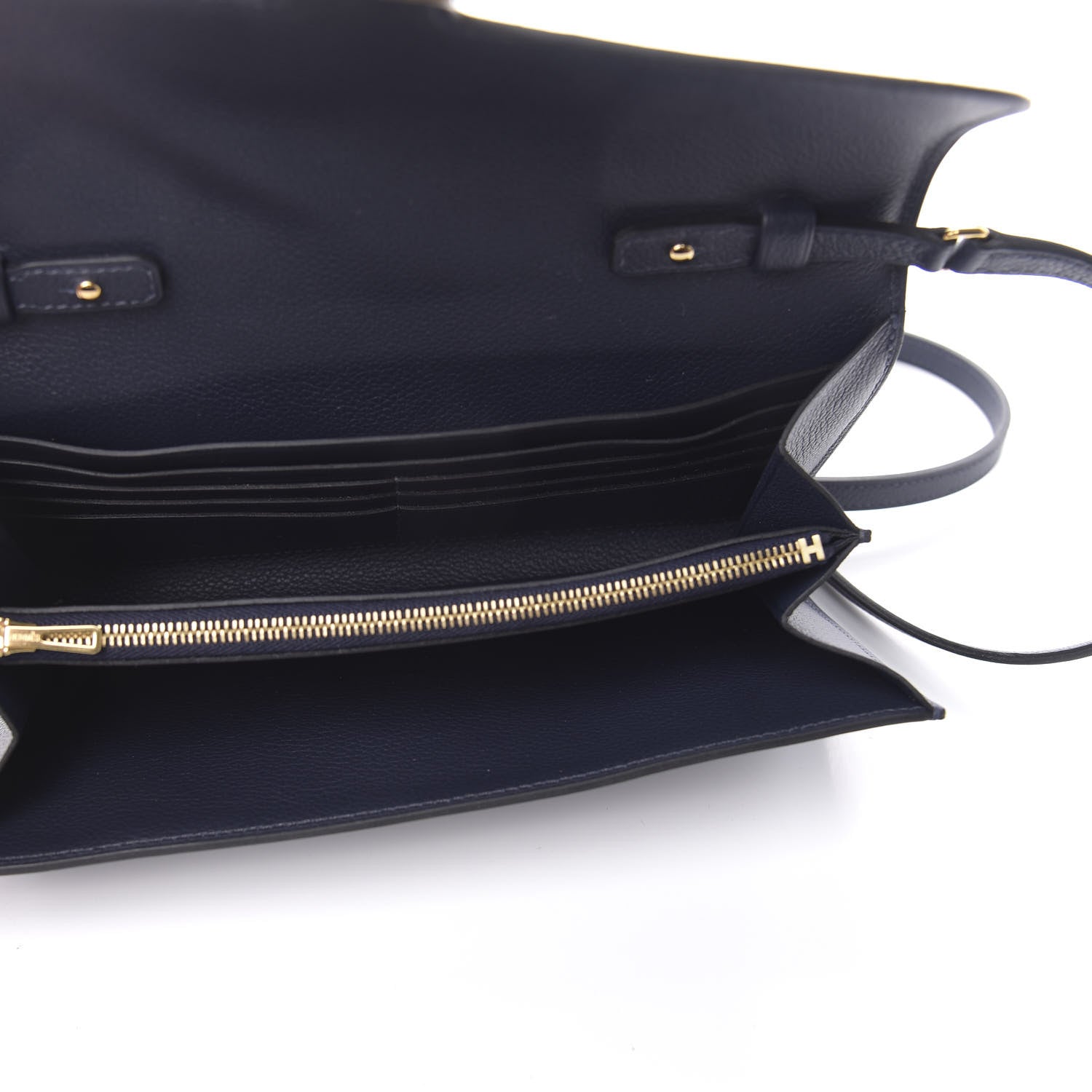Hermes Evercolor Constance Wallet To Go Bleu Nuit 5 of 10