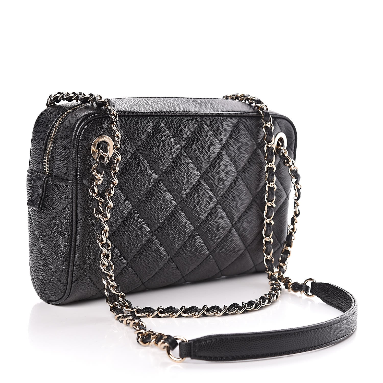 Chanel Caviar Quilted Small In & Out Camera Case Black 4 of 11