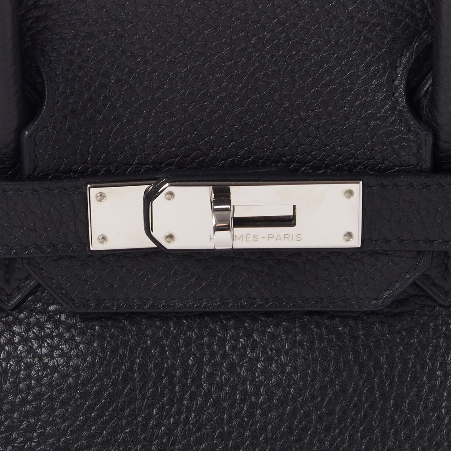 Taurillon Clemence Birkin 30 Black