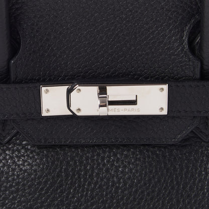 Hermes Taurillon Clemence Birkin 30 Black 21 of 27