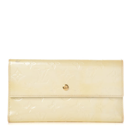 Louis Vuitton Vernis Porte Tresor International Wallet Perle 1 of 13