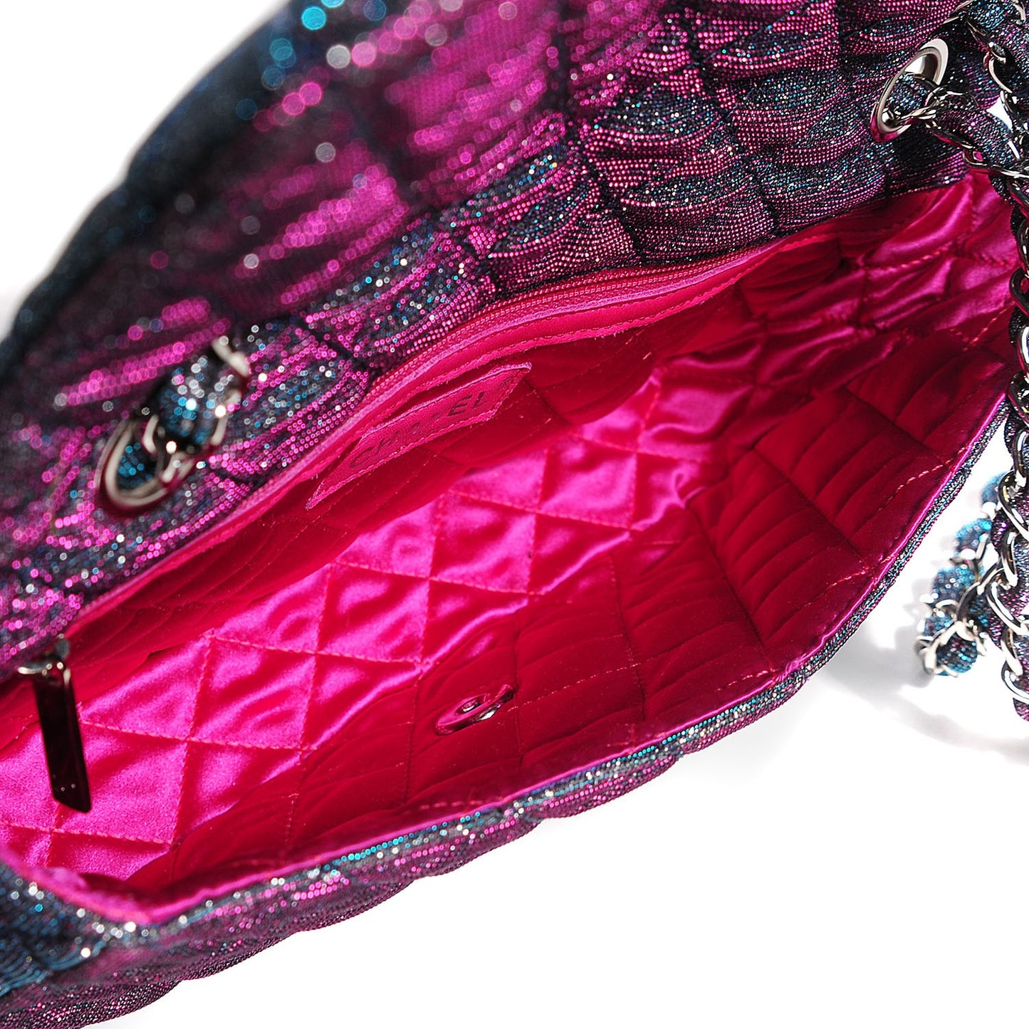 Iridescent Glitter Fabric Jumbo Single Flap Multicolor