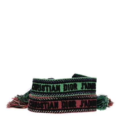 Christian Dior Woven Cotton J'Adior Friendship Bracelet Set 1 of 3