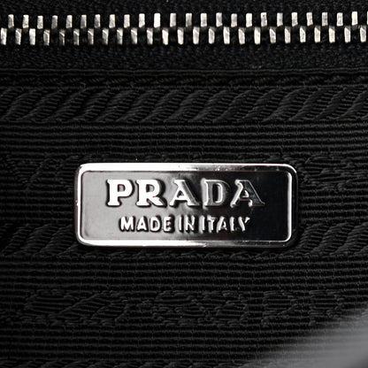 Prada Goatskin Flap Bag Black 6 of 10