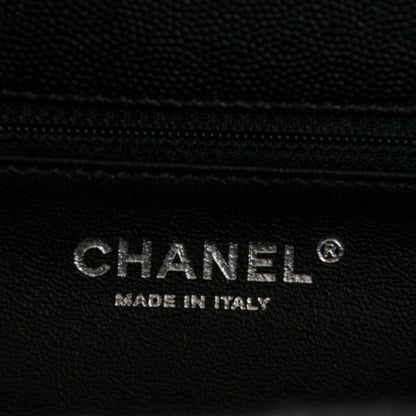 Chanel Caviar Quilted Medium Coco Handle Flap Black 8 of 9