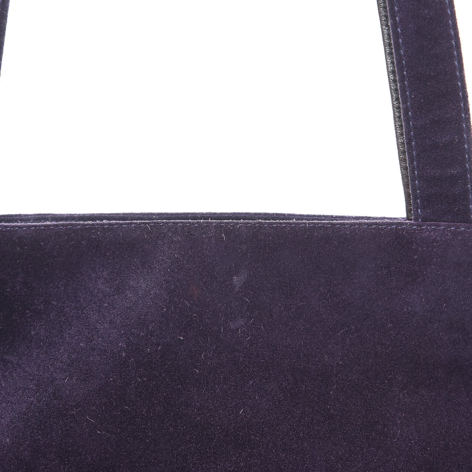 Chanel Suede CC Shoulder Bag Purple 15 of 19
