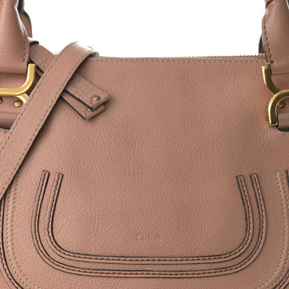 Chloe Calfskin Medium Marcie Satchel Anemone Pink 9 of 9