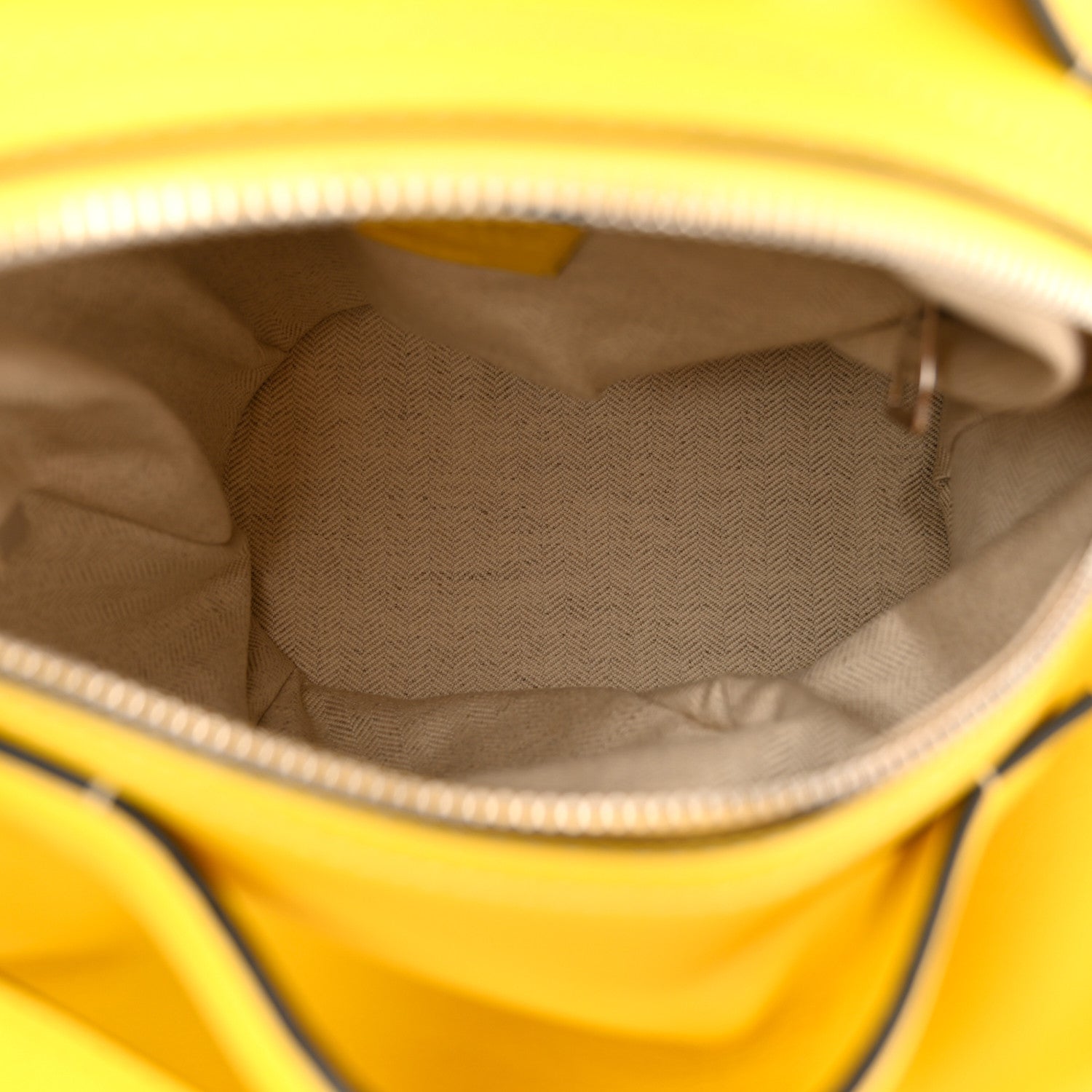 Loewe Calfskin Large Elephant Crossbody Bag Yellow 5 of 11