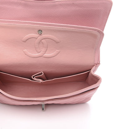 Chanel Caviar Quilted Medium Double Flap Pink 6 of 15