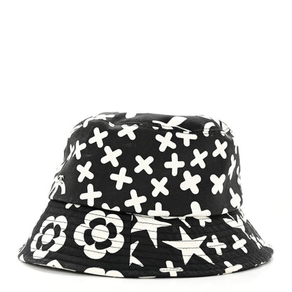 Chanel Cotton Bucket Hat M Black White 4 of 8