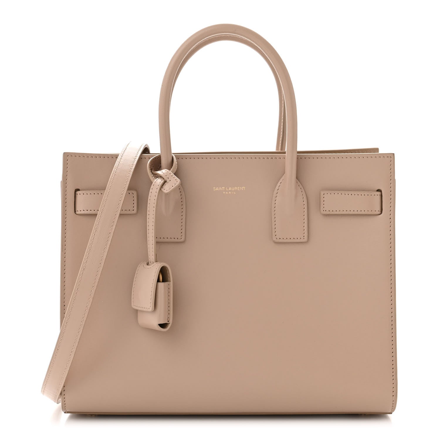 Saint Laurent Calfskin Baby Sac De Jour Dark Beige 1 of 13