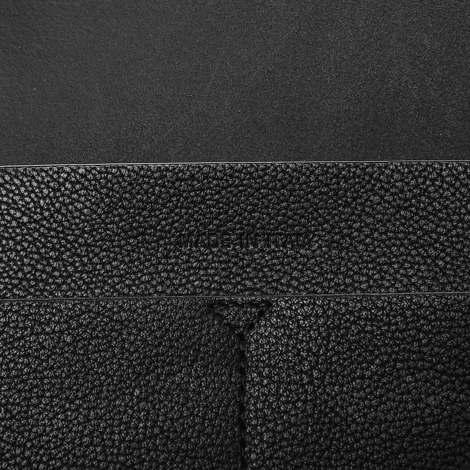 Christian Dior Supple Grained Calfskin Medium Open Bar Tote Black 8 of 8