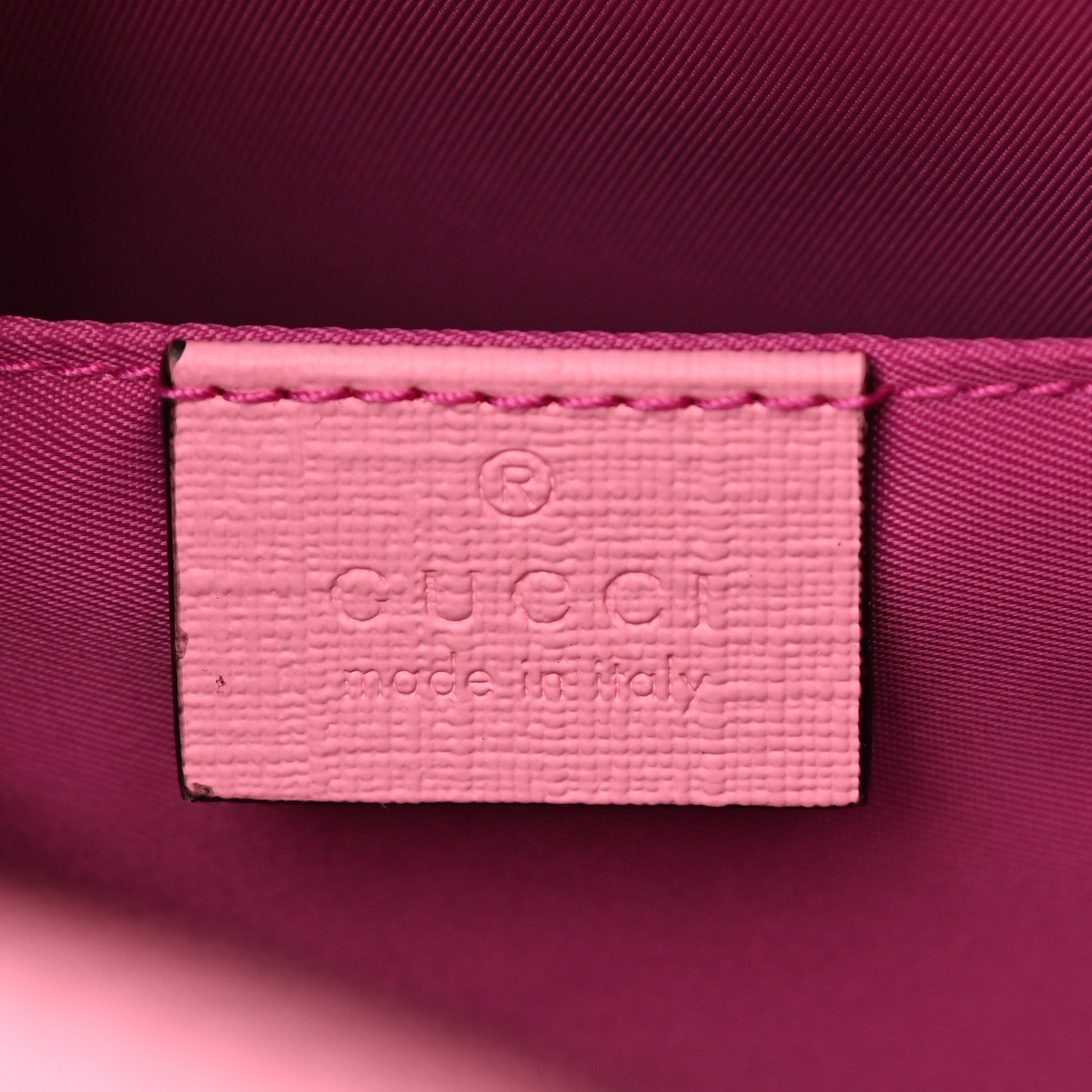 Gucci GG Supreme Monogram 3-D Strawberry Childrens Tote Beige Ebony Lotus Pink Fuxia Emerald 6 of 11