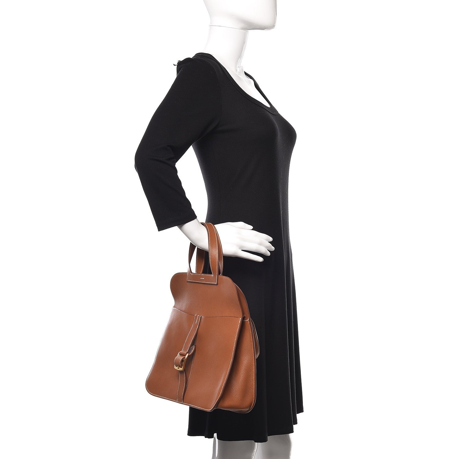 Hermes Barenia Faubourg Halzan 31 Fauve 3 of 12