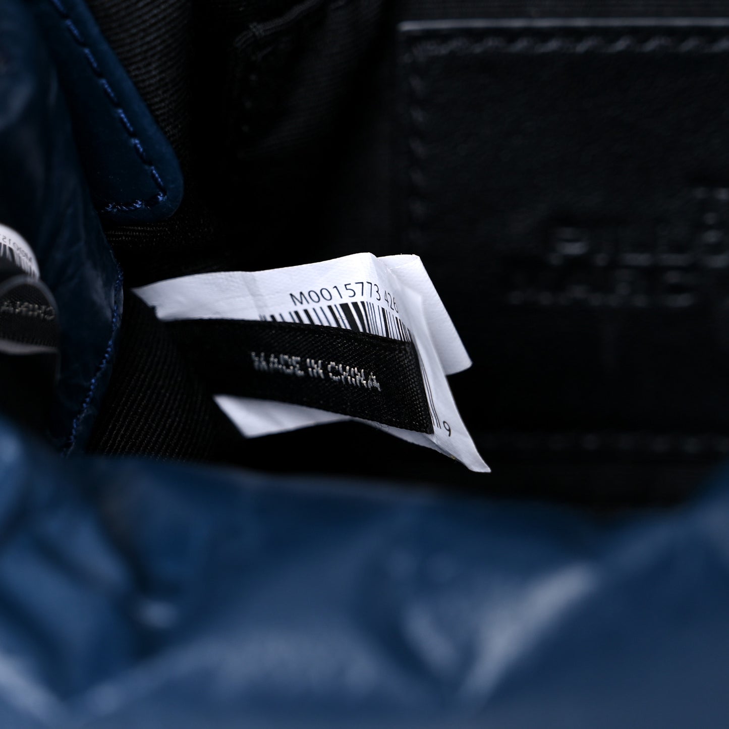 Lambskin The Pillow Bag Blue Sea