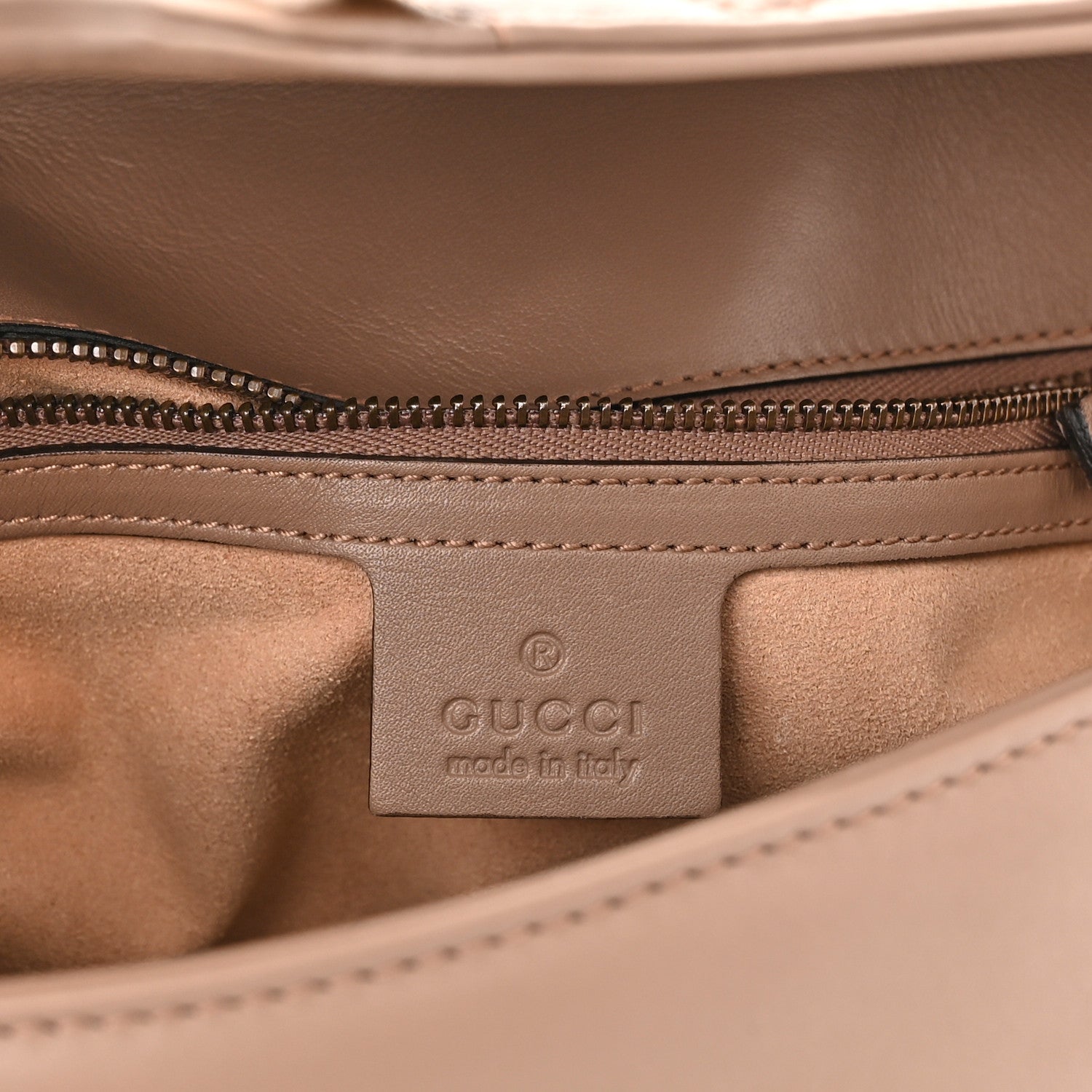 Gucci Calfskin Matelasse Medium GG Marmont Shoulder Bag Porcelain Rose 6 of 10