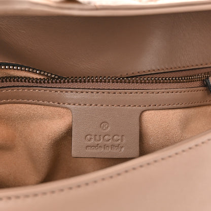 Gucci Calfskin Matelasse Medium GG Marmont Shoulder Bag Porcelain Rose 6 of 10