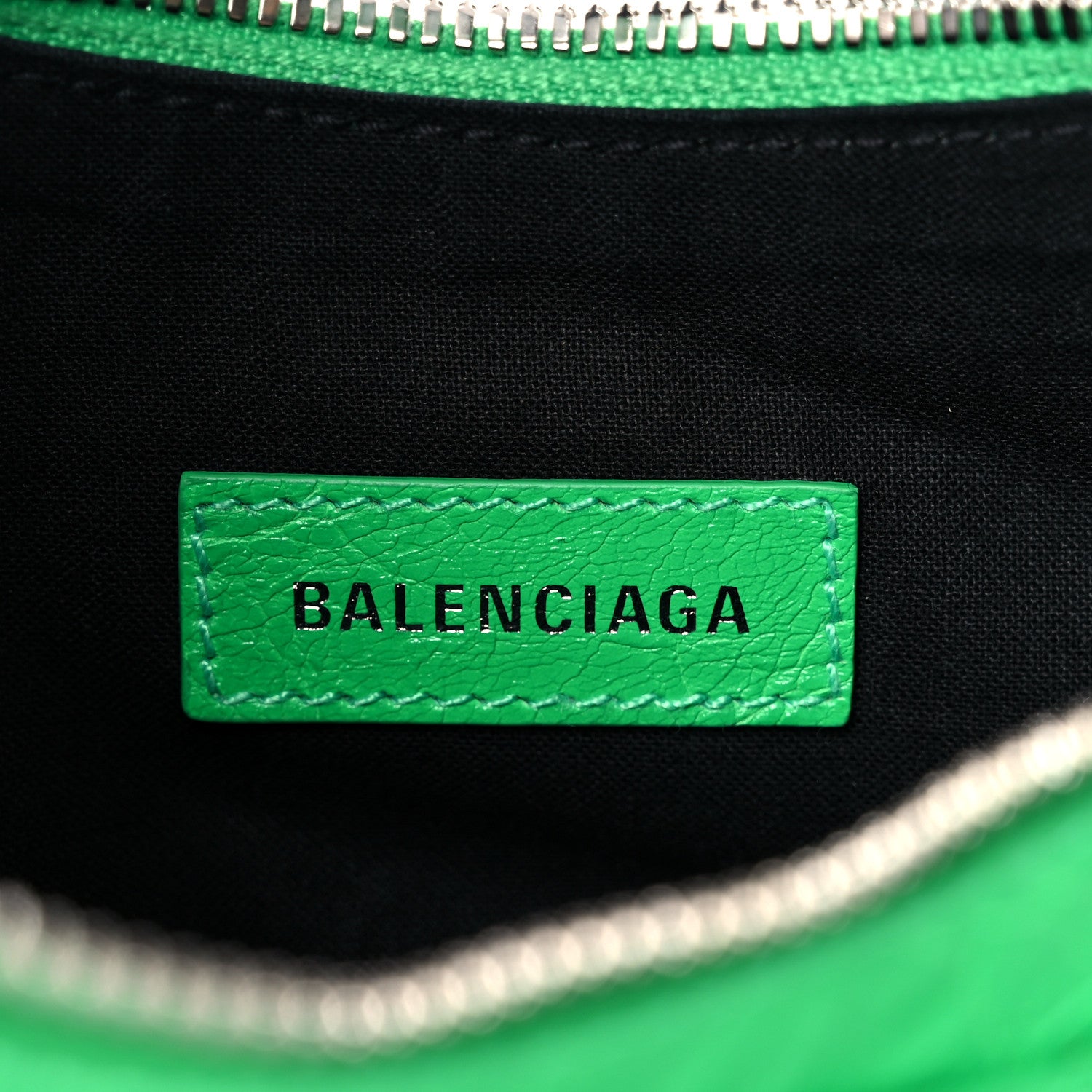 Balenciaga Agneau Arena Le Cagole Shoulder Bag XS Vivid Green 6 of 9
