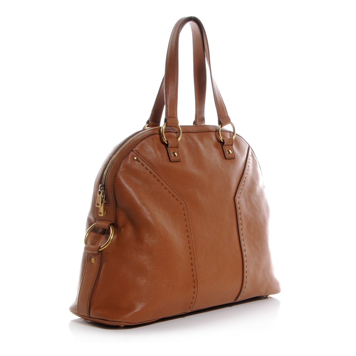 Leather Oversized Muse Tan