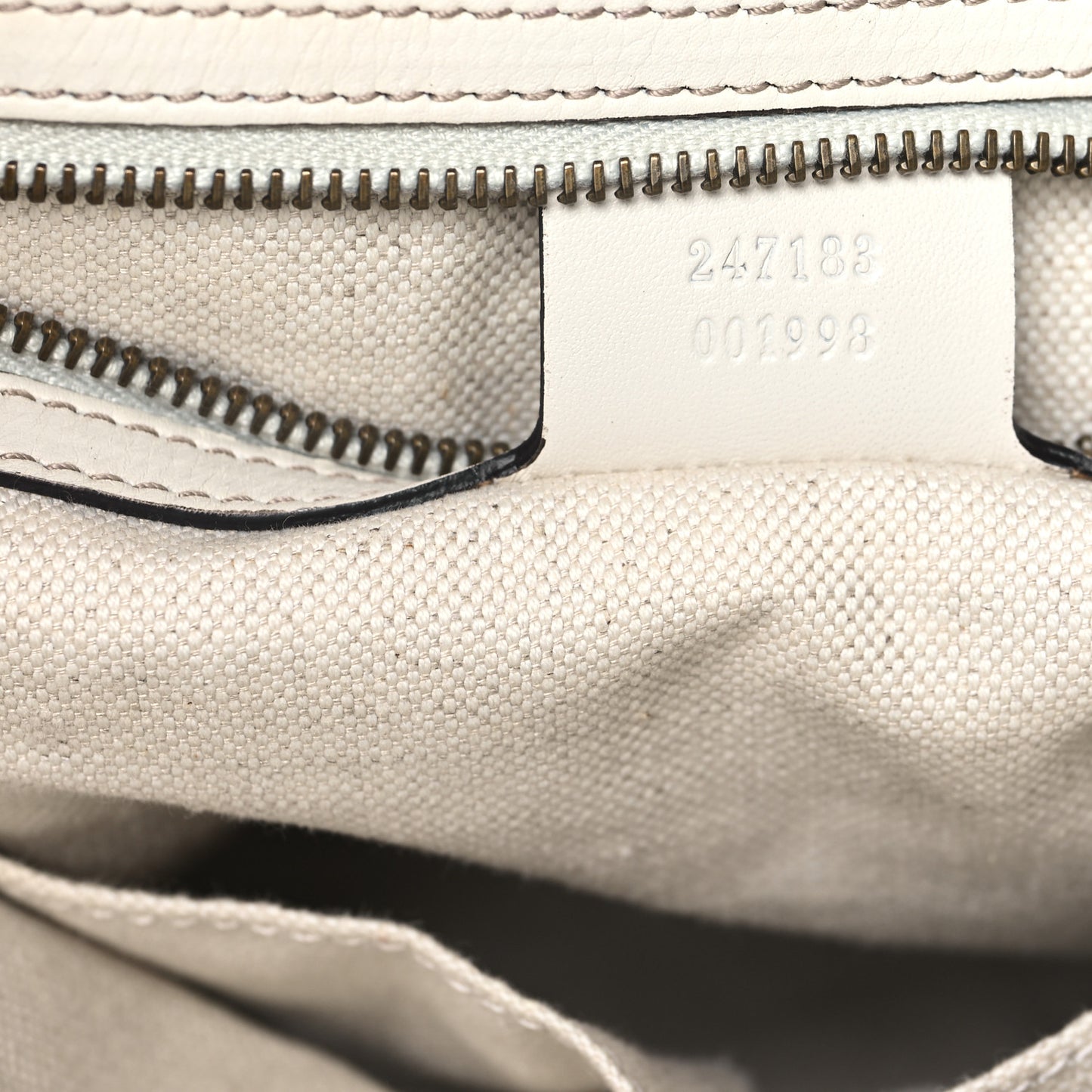 Monogram Medium GG Running Tote Off White