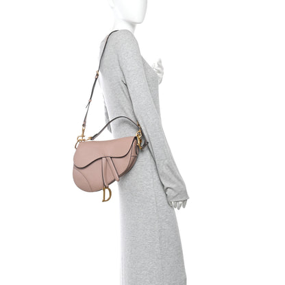 Christian Dior Grained Calfskin Saddle Bag With Strap Fard 2 of 10